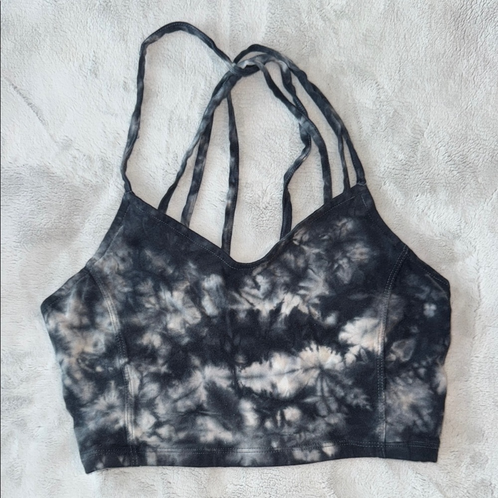 American Eagle Outfitters Black and White Sports Bra